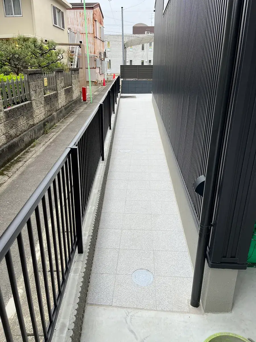 ガーテリアコンクリート平板工事施工例