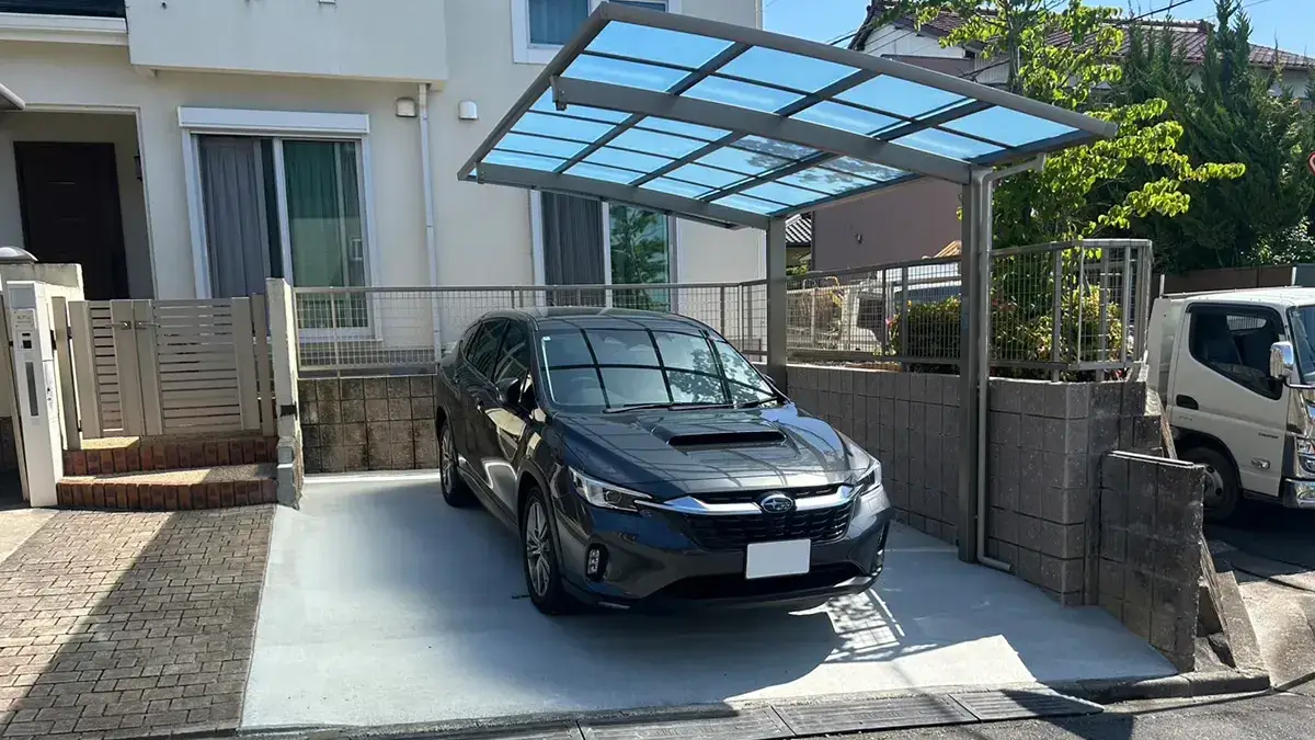駐車場拡張工事施工例