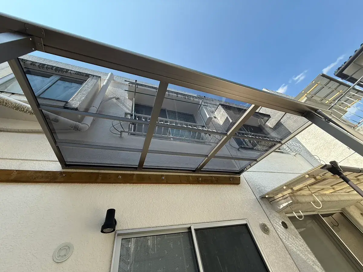 テラス屋根設置施工例