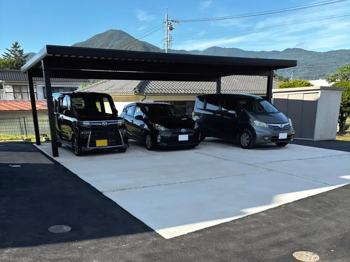 ガーテリア耐雪カーポート設置施工例
