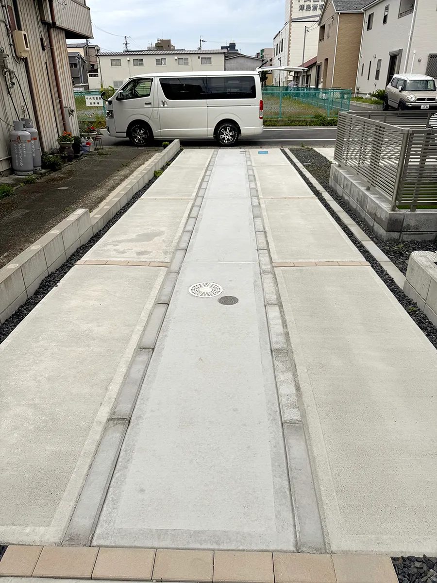 ガーテリア駐車場コンクリート工事施工例