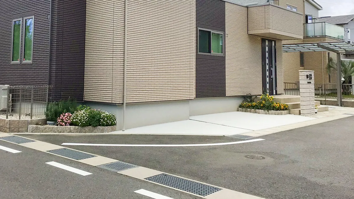 ガーテリアオープン外構施工例