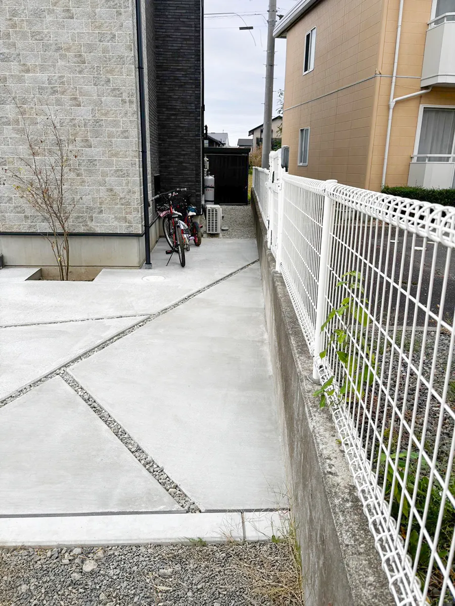 ガーテリア土間コンクリート工事施工例