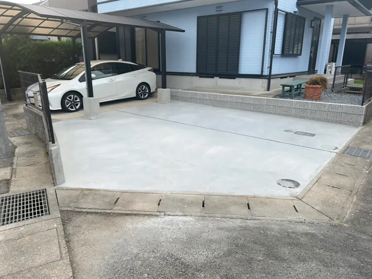ガーテリア駐車場拡張工事施工例