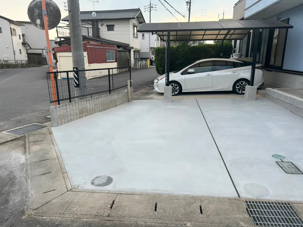 ガーテリア駐車場拡張工事施工例