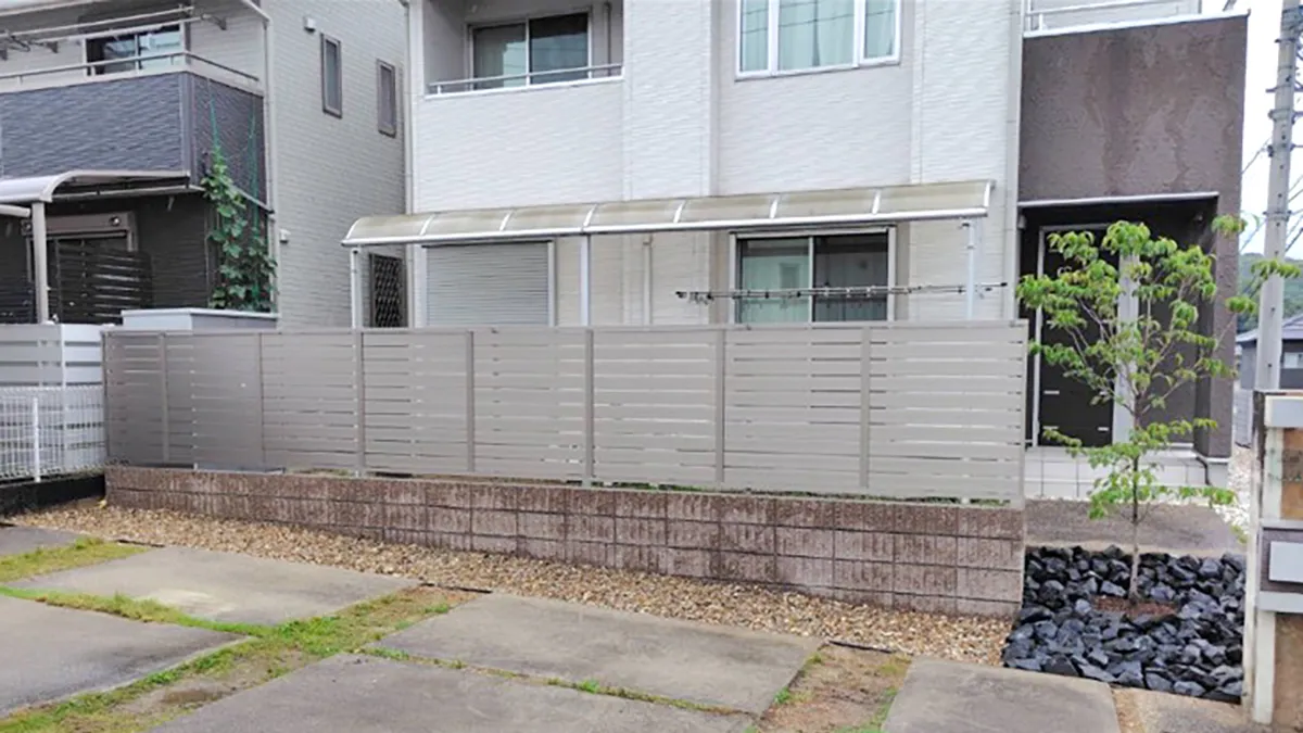 ガーテリア植栽撤去外構リフォーム施工例