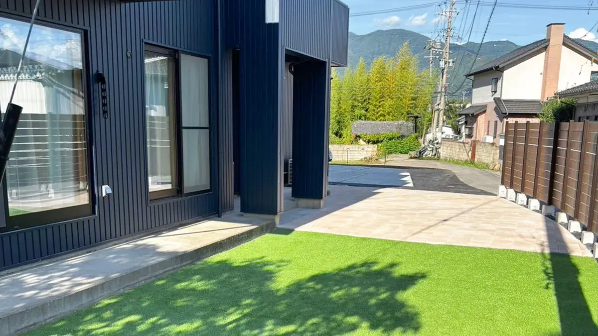 ガーテリア外構工事雪対策庭リフォーム施工例