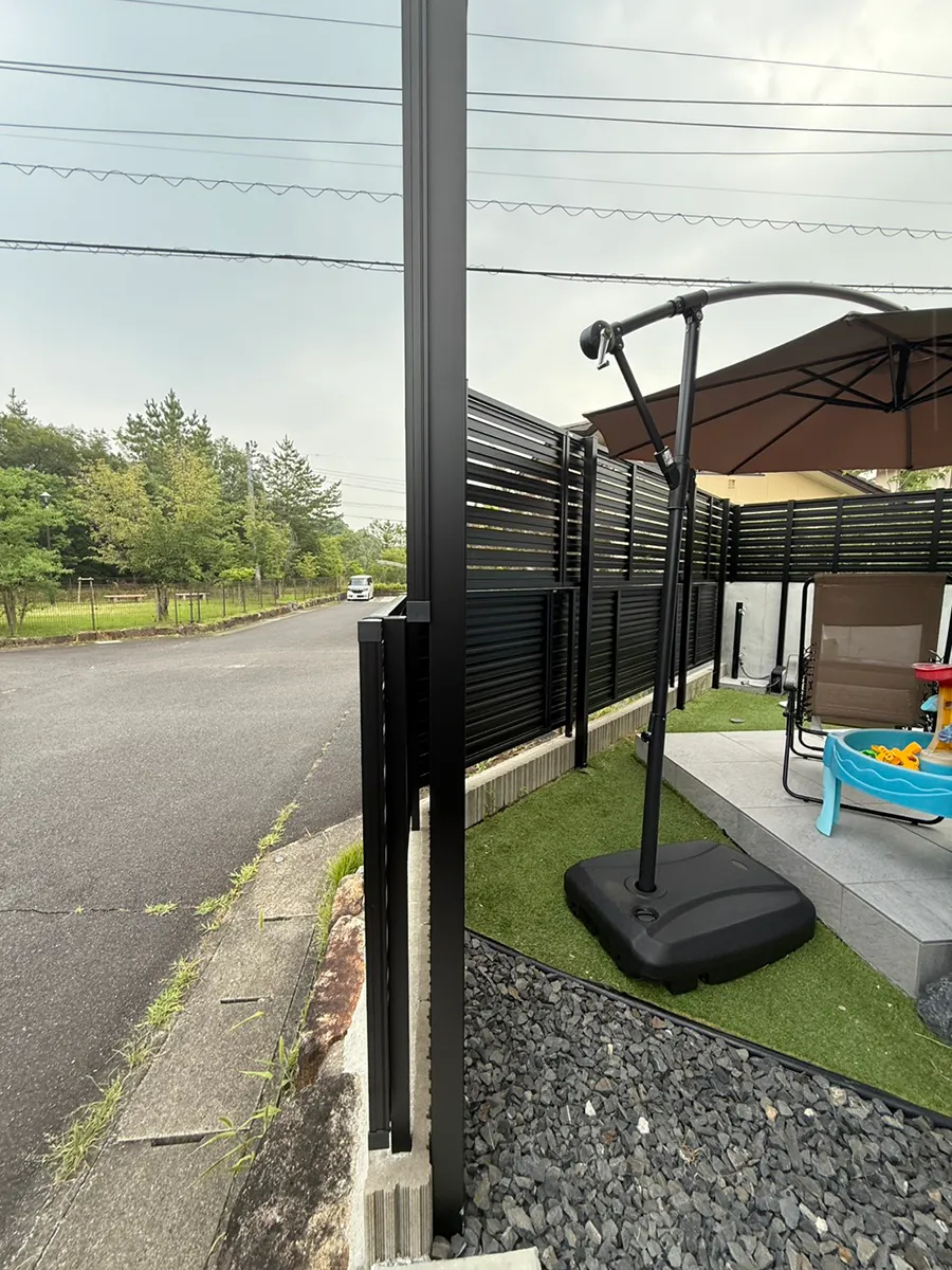 外構フェンスリフォーム工事施工例