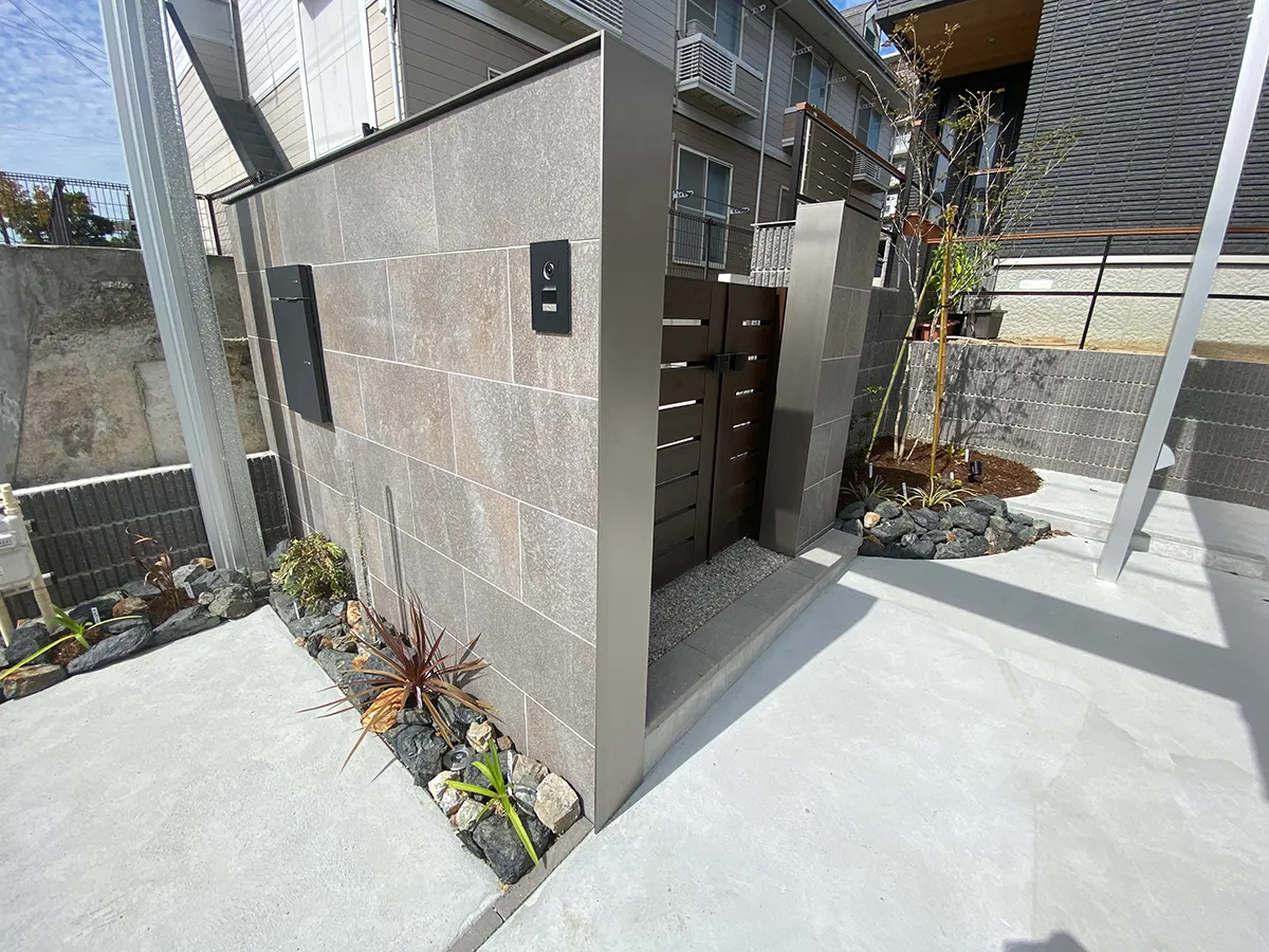 ガーテリア両開き門扉施工例