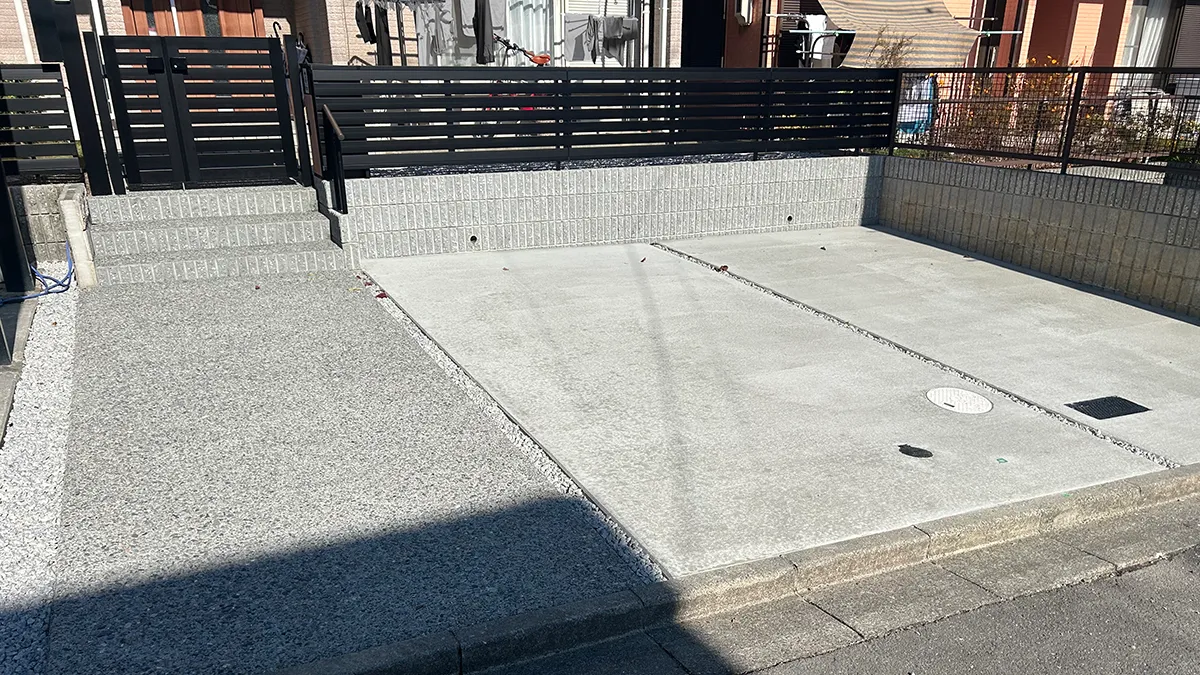 駐車場拡張工事施工例