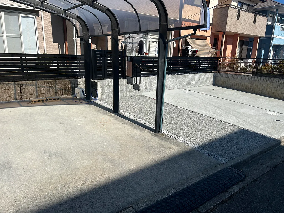 玄関アプローチリフォーム工事施工例