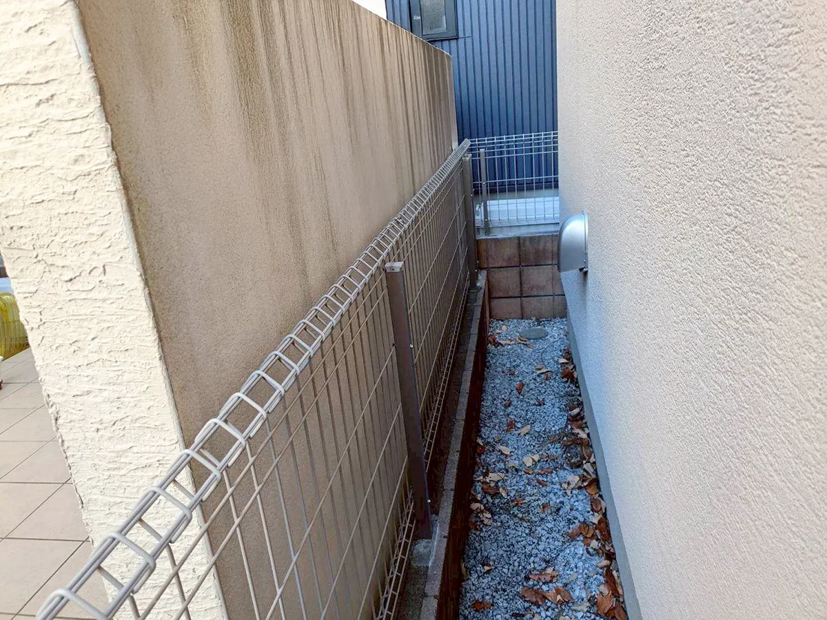 境界フェンスリフォーム工事施工例