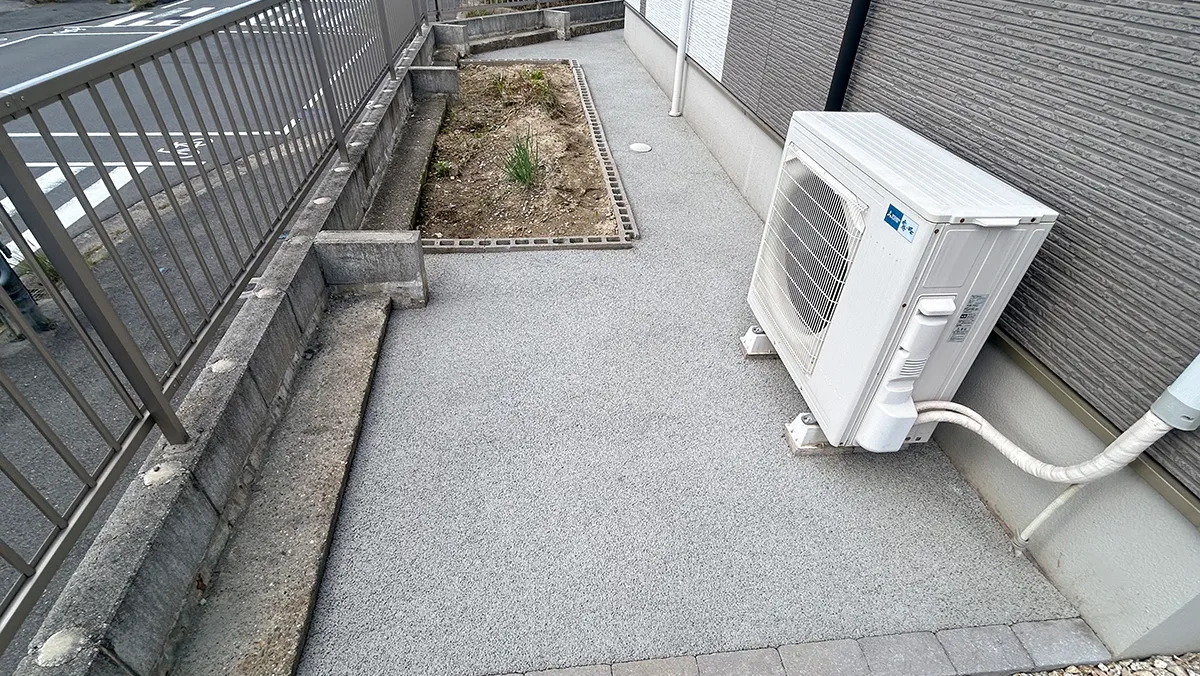 外構雑草対策工事施工例