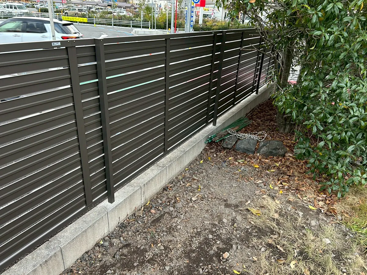 生垣撤去リフォームフェンス工事施工例