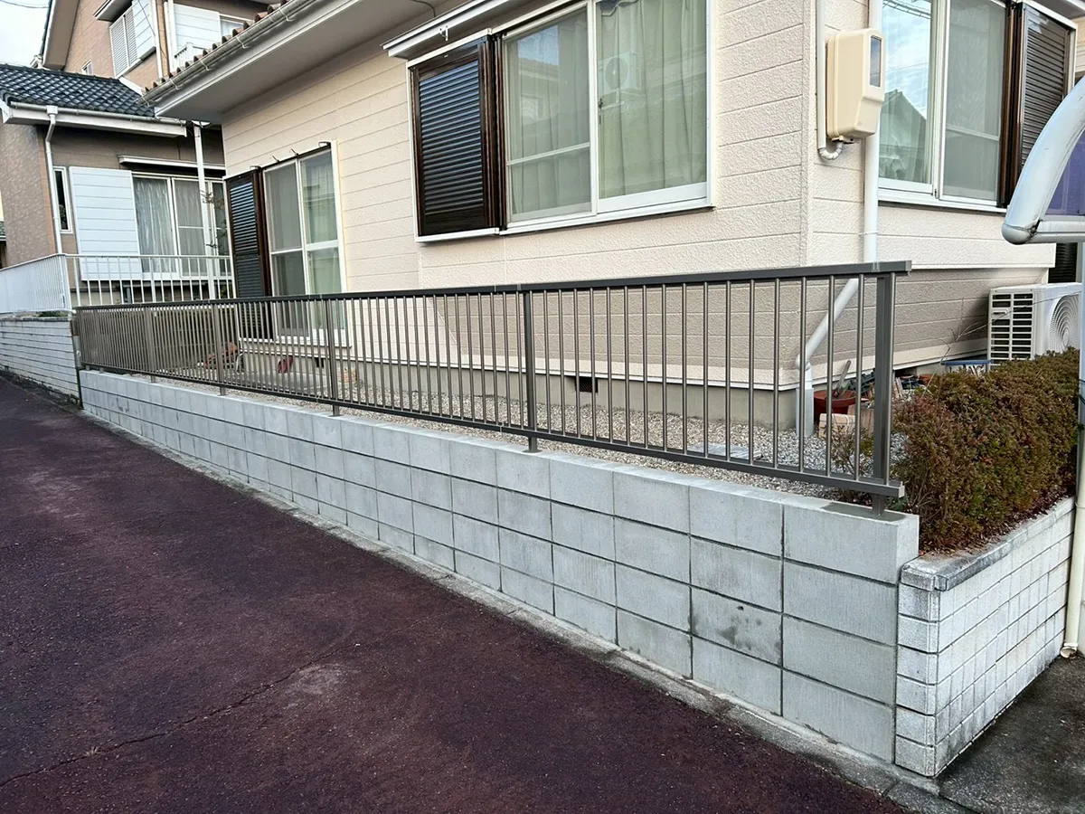 ガーテリアブロック塀外構リフォーム施工例